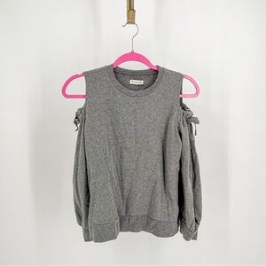 Tucker and Tate Gray Cold Shoulder Sweater